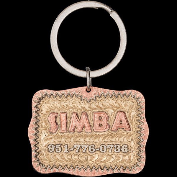 Introducing the Simba Custom Dog Tag! Fashioned from Jeweler's Bronze with a special copper and german silver edge. Get yours today!